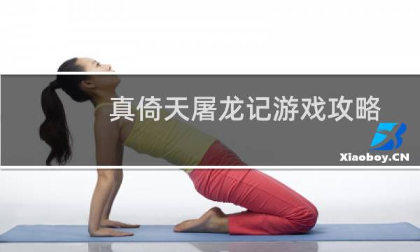 真倚天屠龙记游戏攻略