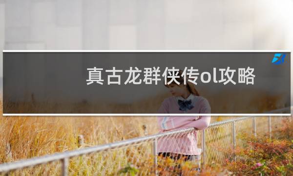 真古龙群侠传ol攻略