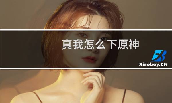 真我怎么下原神