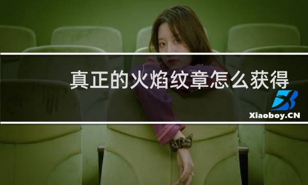 真正的火焰纹章怎么获得