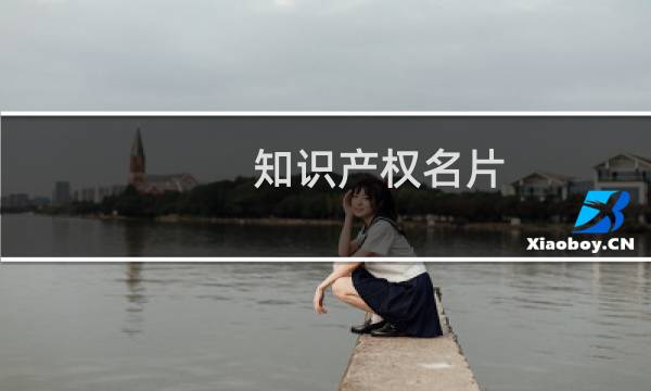 知识产权名片