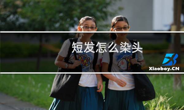短发怎么染头