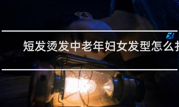 短发烫发中老年妇女发型怎么扎