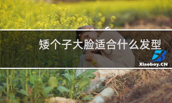 矮个子大脸适合什么发型