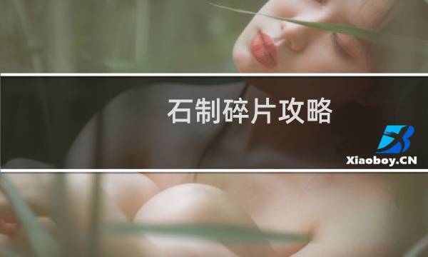 石制碎片攻略