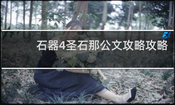 石器4圣石那公文攻略攻略