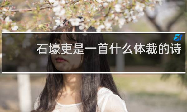 石壕吏是一首什么体裁的诗