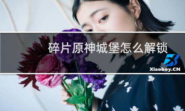 碎片原神城堡怎么解锁