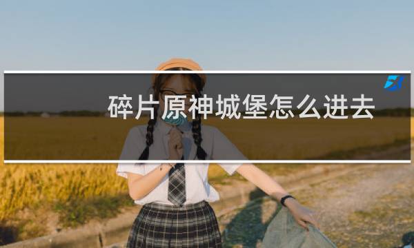 碎片原神城堡怎么进去