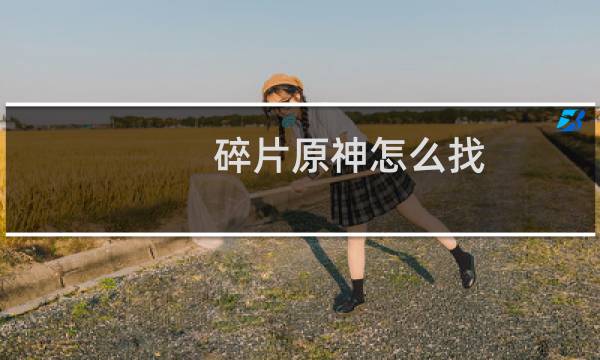 碎片原神怎么找