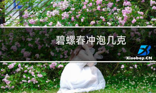 碧螺春冲泡几克
