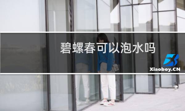 碧螺春可以泡水吗