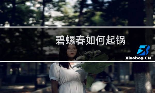 碧螺春如何起锅