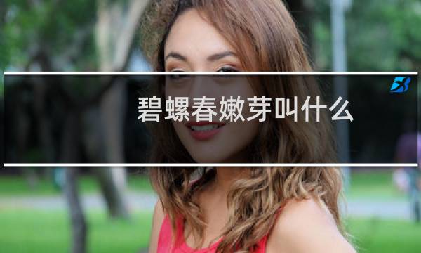 碧螺春嫩芽叫什么