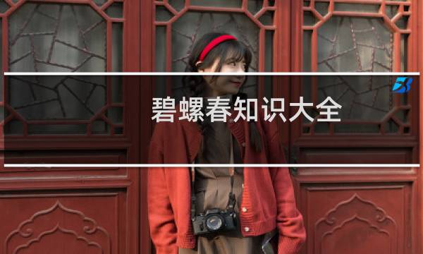 碧螺春知识大全