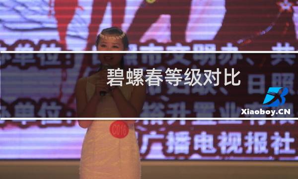 碧螺春等级对比