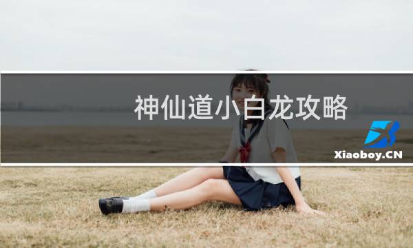 神仙道小白龙攻略