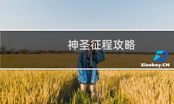 神圣征程攻略