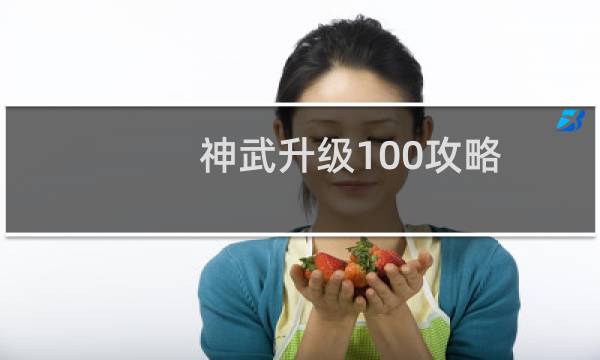 神武升级100攻略