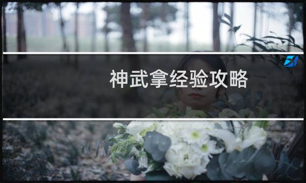 神武拿经验攻略