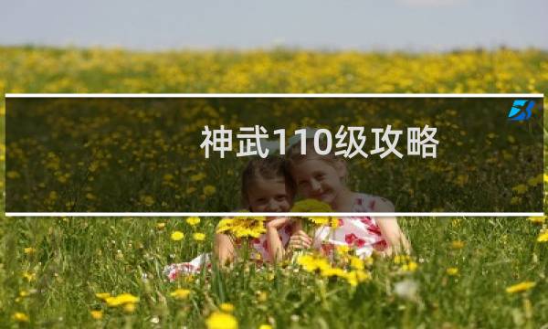 神武110级攻略