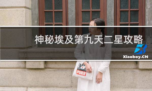 神秘埃及第九天二星攻略