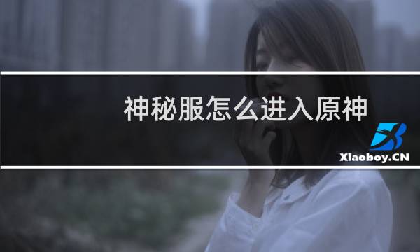 神秘服怎么进入原神