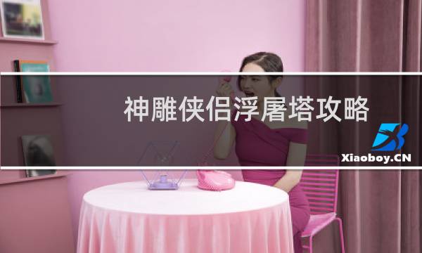 神雕侠侣浮屠塔攻略