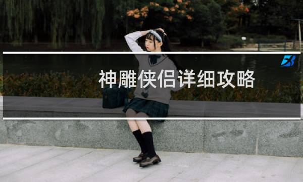 神雕侠侣详细攻略