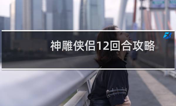神雕侠侣12回合攻略