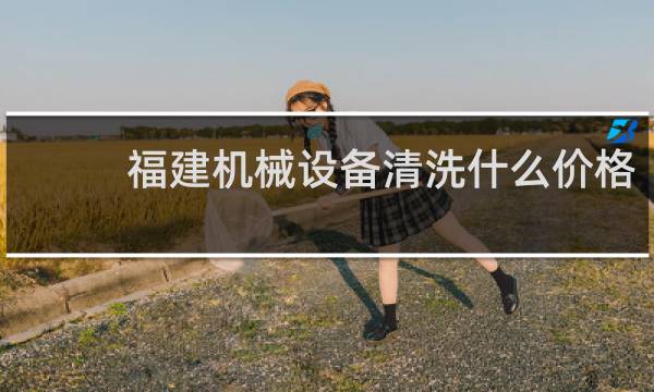 福建机械设备清洗什么价格