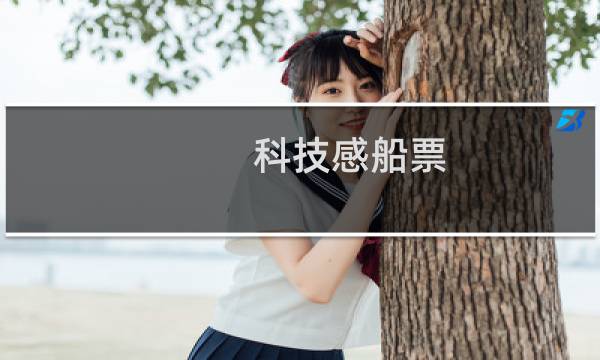 科技感船票