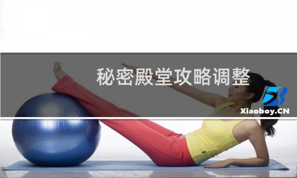 秘密殿堂攻略调整
