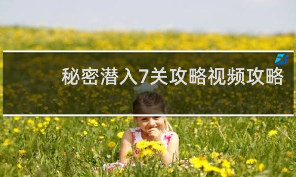 秘密潜入7关攻略视频攻略