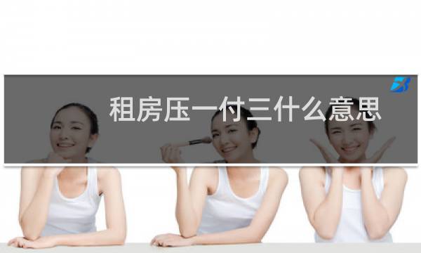 租房压一付三什么意思