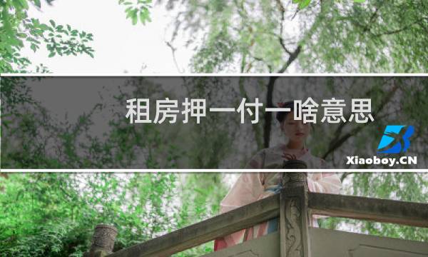租房押一付一啥意思