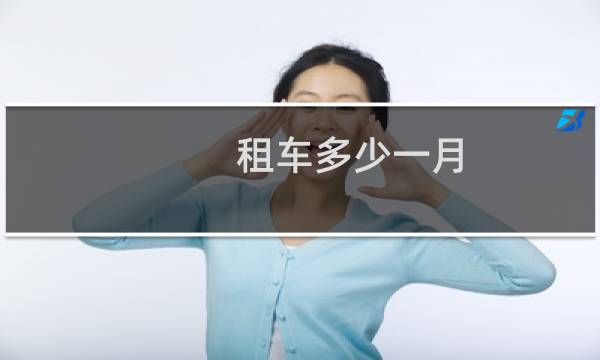 租车多少一月