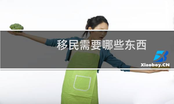 移民需要哪些东西