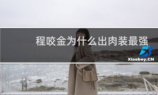 程咬金为什么出肉装最强