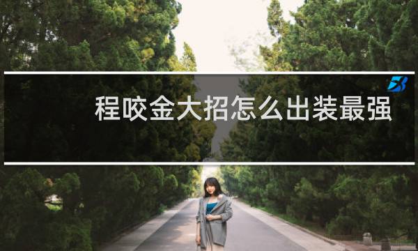 程咬金大招怎么出装最强
