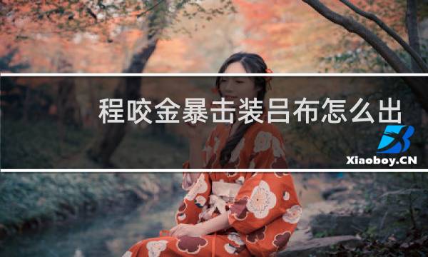 程咬金暴击装吕布怎么出