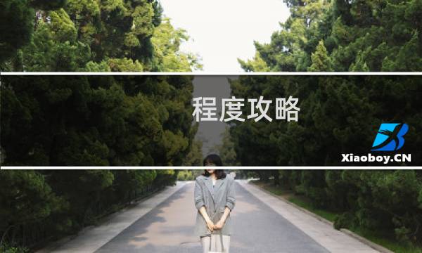 程度攻略