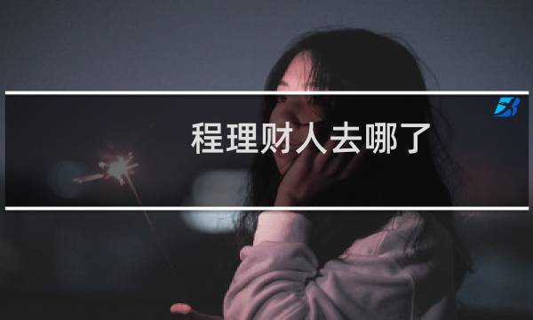 程理财人去哪了