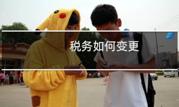 税务如何变更