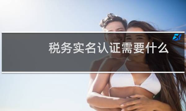 税务实名认证需要什么