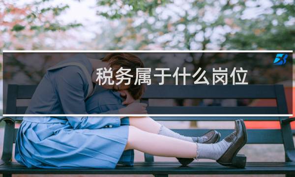 税务属于什么岗位