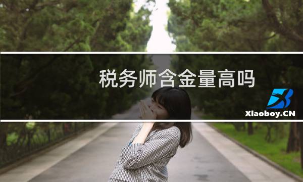 税务师含金量高吗