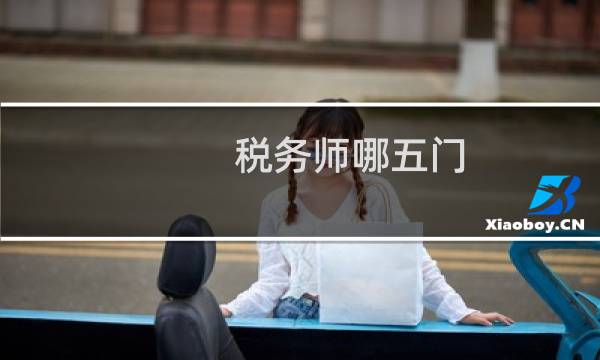 税务师哪五门
