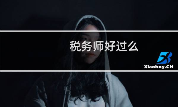 税务师好过么
