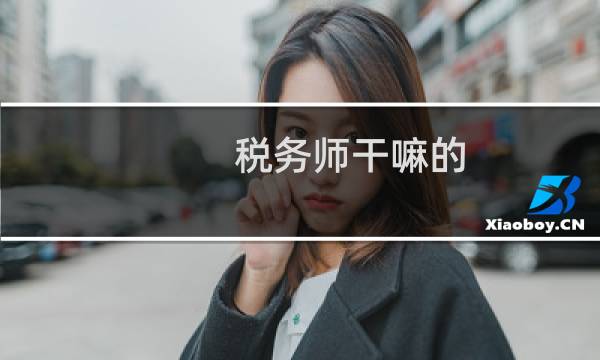 税务师干嘛的